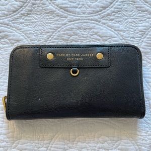 MARC By MARC JACOBS Black Leather Wallet